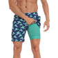 🩳 50% RABATT! 🏃 Herr 2-i-1 Shorts med Komfortfoder – Andningsbar, Stretchig & Perfekt För Sport & Fritid 💪