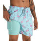 🩳 50% RABATT! 🏃 Herr 2-i-1 Shorts med Komfortfoder – Andningsbar, Stretchig & Perfekt För Sport & Fritid 💪