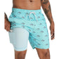 🩳 50% RABATT! 🏃 Herr 2-i-1 Shorts med Komfortfoder – Andningsbar, Stretchig & Perfekt För Sport & Fritid 💪