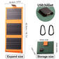 ☀️ 50% RABATT NU! 🔋 Portabel Solpanel med USB-laddning – Hopfällbar, Väderbeständig & 10W Effekt 🏕️