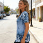 👚 60% RABATT! 🌸 Dam Elegant Blommönstrad Kortärmad Topp – Romantisk Design, Lätt Tyg & Perfekt För En Stilren Sommarlook ☀️