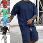 🔥50% RABATT!🔥 Herrarnas Casual Set med Kortärmat T-Shirt och Shorts🔥🔥Köp nu och få 20 kr rabatt!