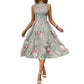 🥳2026 HOT SALE🥳💞Ärmlös vardagsklänning för damer med blommönster