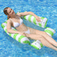 🏖️ 50% RABATT NU! 🪑 Uppblåsbar Stripe Pool Float Lounge Stol – 4-sidigt Stöd, Snabb Inflation & Hållbar PVC ✨