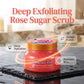 🌹 50% RABATT NU! 🧴 Exfolierande & Återfuktande Kroppsscrub – Rose Sugar Scrub, Sheasmör & Skonsam mot Huden ✨