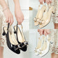 Kvinnors Eleganta Peep-toe Slingback Sandaler