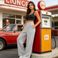 👖 50% RABATT NU! 💨 Kvinnors Högmidjade Vida Sweatpants – Ultrasofta, Andningsbara & Med Fickor – Perfekta För Hela Dagen ✨
