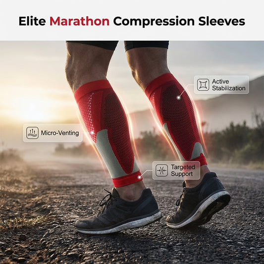 🧤 50% RABATT! 🏃 Gradient Vadkompressionsärmar – Förbättrar Blodcirkulationen, Lindrar Muskeltrötthet & Perfekt För Löpning & Träning 💪