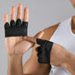 🧤 50 % RABATT NU! 💪 Halvfinger-träningshandskar med halkfritt grepp och andningsbar design – palmstöd, svettsugande & perfekta för gym, cykling och träning 🏋️‍♂️