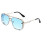 🕶️ 50% RABATT! ✨ Retro Dubbel Bridge Metallram Solglasögon – UV400 Skydd, Klassisk Design & Perfekt För En Tidlös Stil I Sommar ☀️