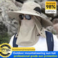 🔥 50% RABATT! 🔥🧢Vandringshatt med UPF 50+ – bred brätte, avtagbar ansiktsmask & ventilationshål ⛰️