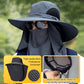 🔥 50% RABATT! 🔥🧢Vandringshatt med UPF 50+ – bred brätte, avtagbar ansiktsmask & ventilationshål ⛰️