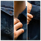 Strykfri herrjeansskjorta med lång ärm – Ledig denimlook, perfekt för vardag & fritid