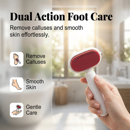 🦶 50% RABATT NU! Dubbelsidig fotfil för förhårdnader – salongsresultat hemma – tar bort hård hud & gör fötterna babymjuka ✨🛁