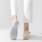 Chaussettes sneakers respirantes pour femme – 5 paires, bas coupe, rembourrées et confortables – idéales pour le quotidien, le sport et les chaussures plates