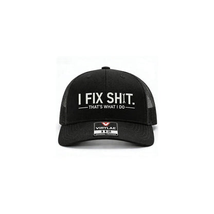 🔥Nyhet 2026 & Storsäljare🔥Trucker-keps med nätbakstycke och broderat ”I Fix Shit” – Andningsbar solhatt för utomhusbruk🧢☀️