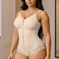 Dam Magkontrollerande Shapewear-Body med Dragkedja