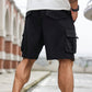 🩳50 % RABATT✨ Avslappnade sommar-cargoshorts för herr 🌞 Rymlig passform, praktiska sidfickor, luftigt material för varmt väder ✨