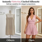 👗Women's Sleeveless V-Neck Ruched Waist Romper