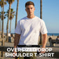Herr oversized drop shoulder T-shirt – ledig passform, avslappnad stil & bekväm hela dagen 👕💨