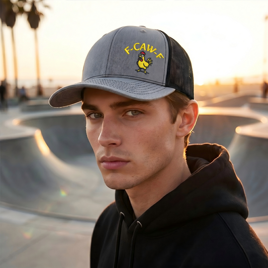 🔥 50% RABATT på utvalda produkter🎉🐔Snapback-keps med broderad rolig kyckling🧢
