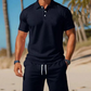 🔥50% RABATT NU! 🔥 Sommarset för män bestående av en polotröja och shorts