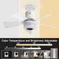 📢📢50% OFF !! ⏰Smart Ceiling Fan with Light, RGB & Bluetooth Speaker