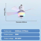 📢📢50% OFF !! ⏰Smart Ceiling Fan with Light, RGB & Bluetooth Speaker
