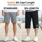 🩳 50% OFF NOW!❄️ Men's Ice Silk Capri Shorts – Breathable & Ultra-Light – Cool 3/4 Lounge Pants 🌬️