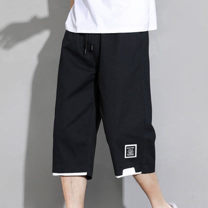 🩳 50% OFF NOW!❄️ Men's Ice Silk Capri Shorts – Breathable & Ultra-Light – Cool 3/4 Lounge Pants 🌬️
