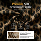🐆 50 % RABATT I BGRÄNSAD TID! ✨ Leopardsnitts-mini klänning med spagettisnoddar – Ryggfri, stretchig, bodycon-passform 🌙