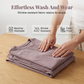 👚 BEGRÄNSAD TID: 50 % RABATT! ✨ Set med damtröja och byxor med vida ben – mjukt, andningsbart, hemma- och fritidskläder 🌿
