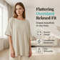 👕 BEGRÄNSAD TID 50% RABATT! ✨ Dam Lös Båthurringning Topp – Överdimensionerad, Mjuk, 6 Färger 🍂