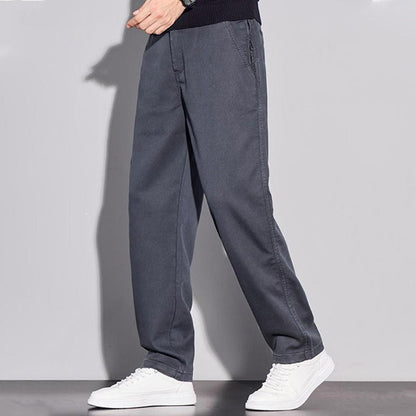 👖 50% RABATT ✨Mansskor: Mångsidiga fritidsbyxor med raka ben