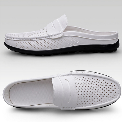👞 NU 50% RABATT HALVA PRIS 🔥 Andningsbara slip-on vardagsskor för herr 🌬️ Lätt bekväm passform, halksäker sula för daglig användning🚶