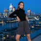 ⏰ 50 % RABATT – Endast under en begränsad tid ✨Cargoshorts för damer med elastisk midja 👖 Lediga, bekväma och med dragsko