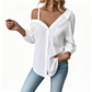✨ Avslappnad baraxlad skjorta för dam med knäppning – NU 50% OFF! (Begränsad tid) 💃🌸