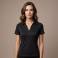 👕 LIMITED-TIME 50% OFF! ✨ Women's Slim-Fit T-Shirt – Lapel V-Neck, Cooling Fabric, Solid Colors 🌿