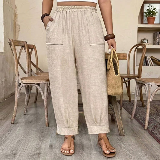 👖 50% RABATT! 💫Ankelbyxor för dam med uppvikta benslut ✨