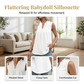👚 50% RABATT! 💕Prickig ärmlös topp – V-ringning i spets, volanger, babydoll-passform 🌸