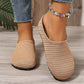 👡 50% RABATT NU! 🌬️ Damernas andningsbara stickade påklingsmules 🌸