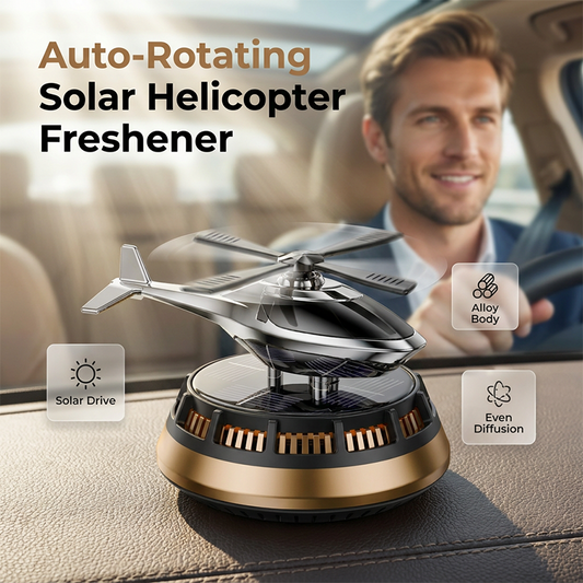 Soldriven roterande billuftfräschare