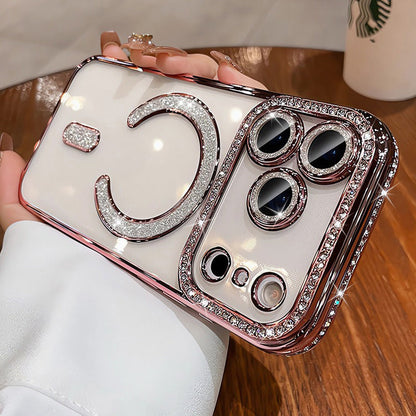 Elektropläterat glitter magnetiskt mobilskal ✨ Bländande finish, säkert magnetgrepp – stil möter funktion 💎