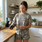 Plus size camo topp & shorts-set 🌿 Ledig passform, mjukt tyg – enkelt, snyggt & redo för äventyr ✨