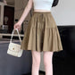👗🏃Women High Waist Skirt Pants Wide Leg Ruffle Culottes
