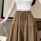 👗🏃Women High Waist Skirt Pants Wide Leg Ruffle Culottes