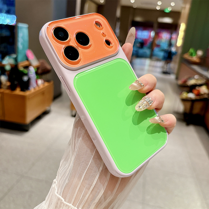 🔥50% RABATT HALVT PRIS🔥🎨Livfull Kontrastfärg Dopamin Akryl Telefonfodral ✨Färgrik trendy mobilskal med mjukt grepp