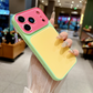🔥50% RABATT HALVT PRIS🔥🎨Livfull Kontrastfärg Dopamin Akryl Telefonfodral ✨Färgrik trendy mobilskal med mjukt grepp
