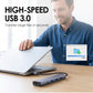 ⏰50% RABATT⚡️🖥️Bärbar 5-i-1 USB-C Hub med 4K HDMI-utgång 🎞️Multifunktionell resadapter för laptop, surfplatta och mobil🔌📱