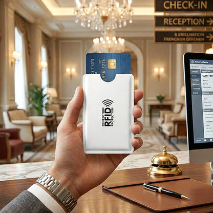 🛡️ 50% RABATT NU! 🔒 RFID-Kreditkortsskydd – Ultratunn Aluminiumfolie som Förhindrar Skanning & Avmagnetisering 🧾